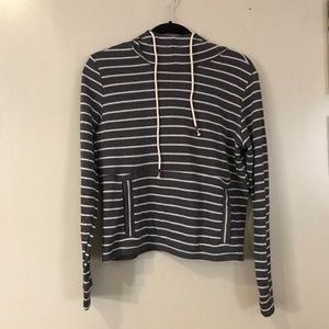 Marine Layer DK hoodie charcoal Adult Womens M Swe